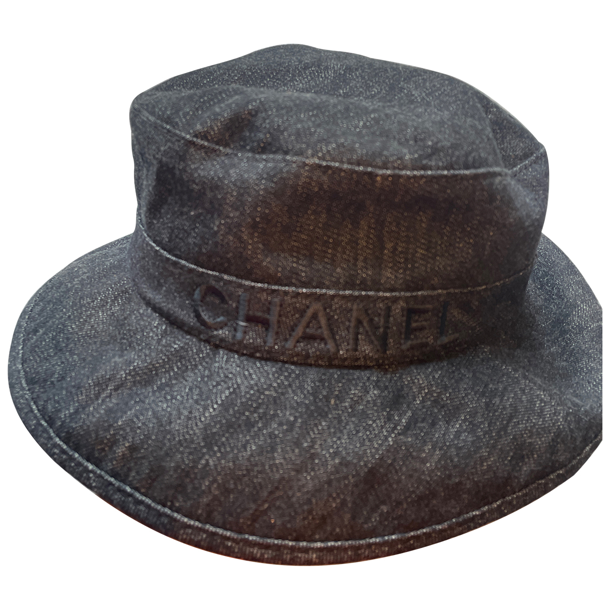 Hat Chanel Black size 58 cm in Cotton 